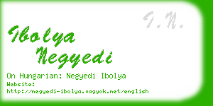 ibolya negyedi business card